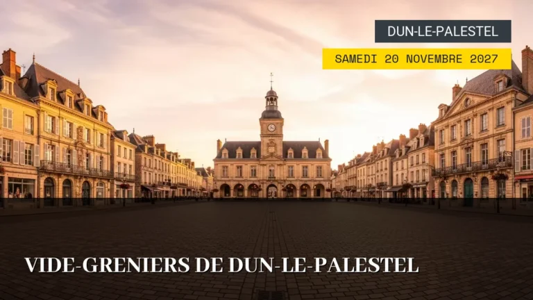 Vide-Greniers de Dun-le-Palestel – Samedi 20 Novembre 2027