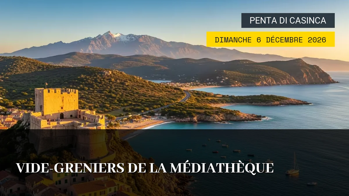 Affiche de l'événement : Vide-greniers de la Médiathèque – Dimanche 6 Décembre 2026