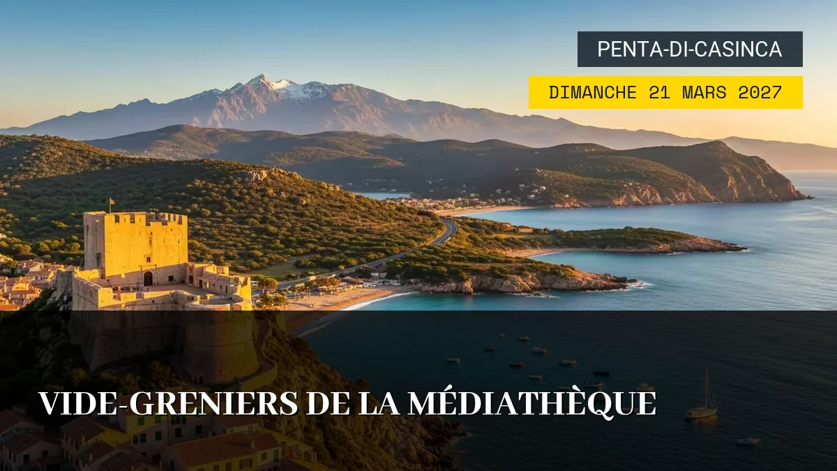 Affiche de l'événement : Vide-Greniers de la Médiathèque – Dimanche 21 Mars 2027