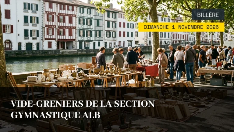 Vide-greniers de la section gymnastique ALB – Dimanche 1 Novembre 2026