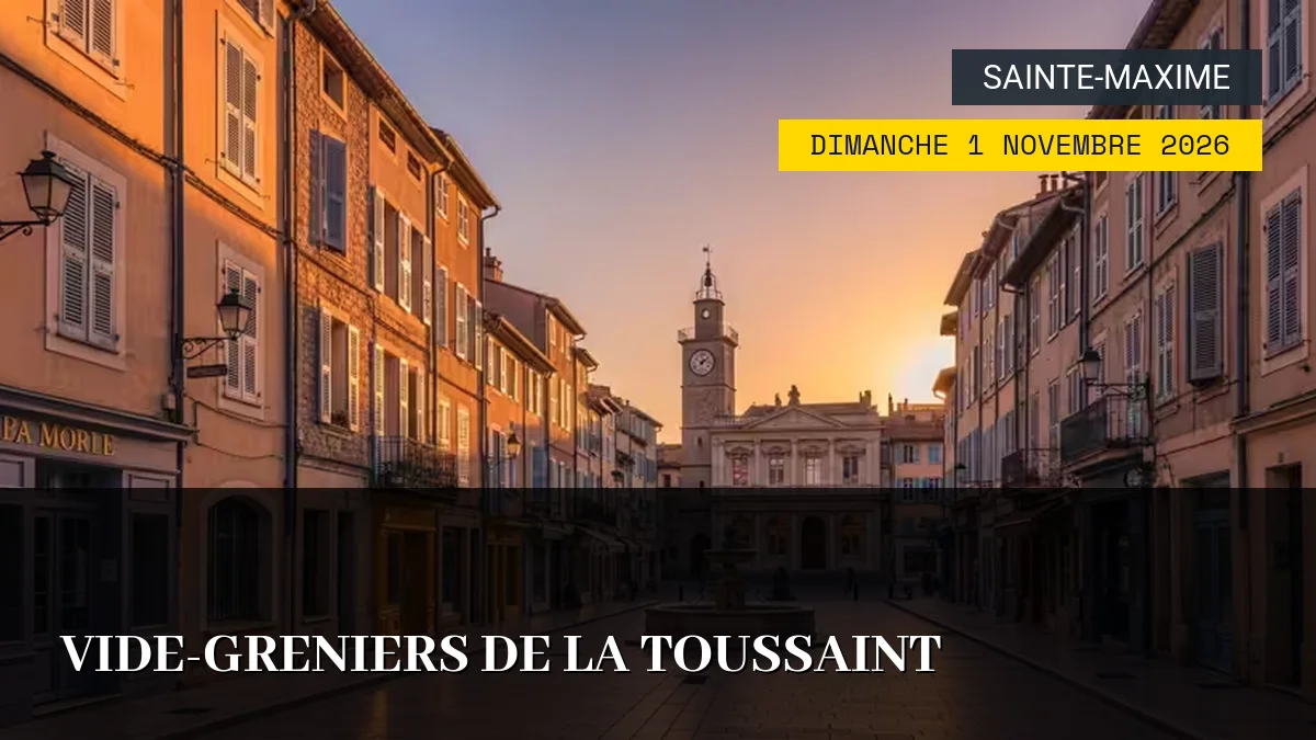 Affiche de l'événement : Vide-greniers de la Toussaint – Dimanche 1 Novembre 2026