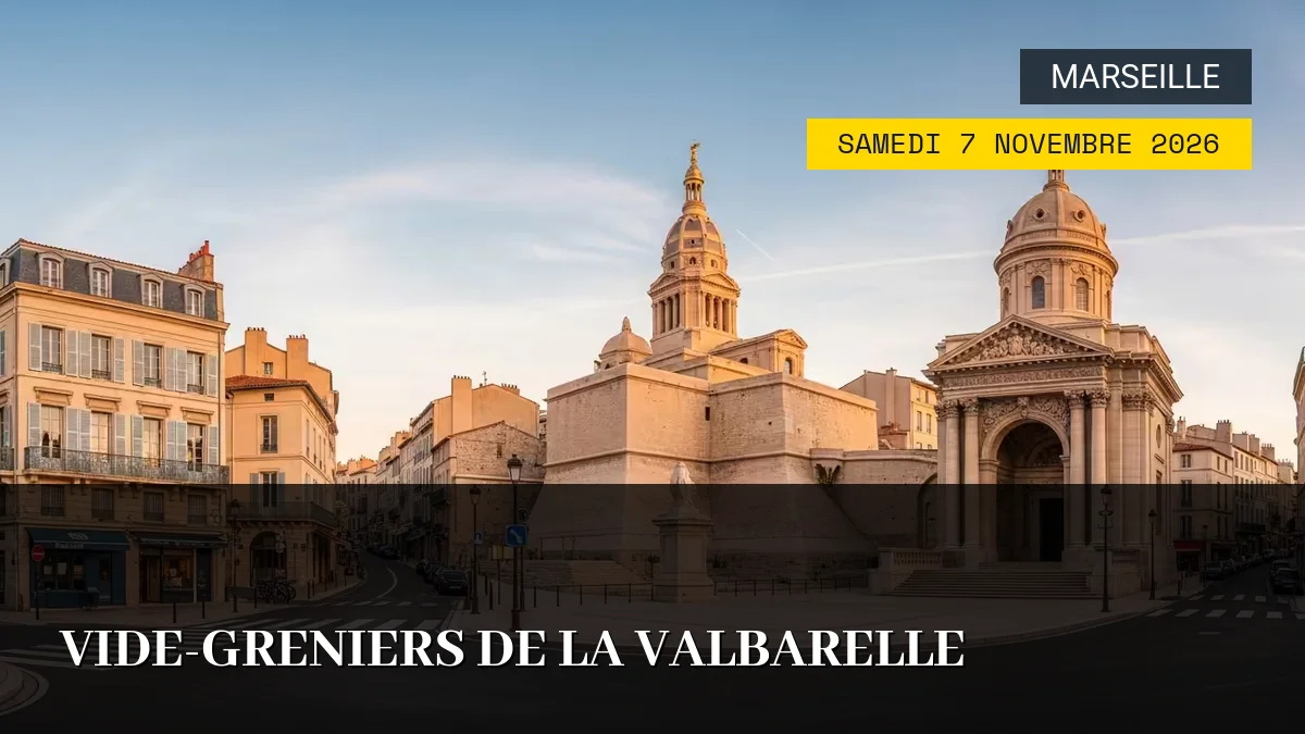 Affiche de l'événement : Vide-greniers de la Valbarelle – Samedi 7 Novembre 2026