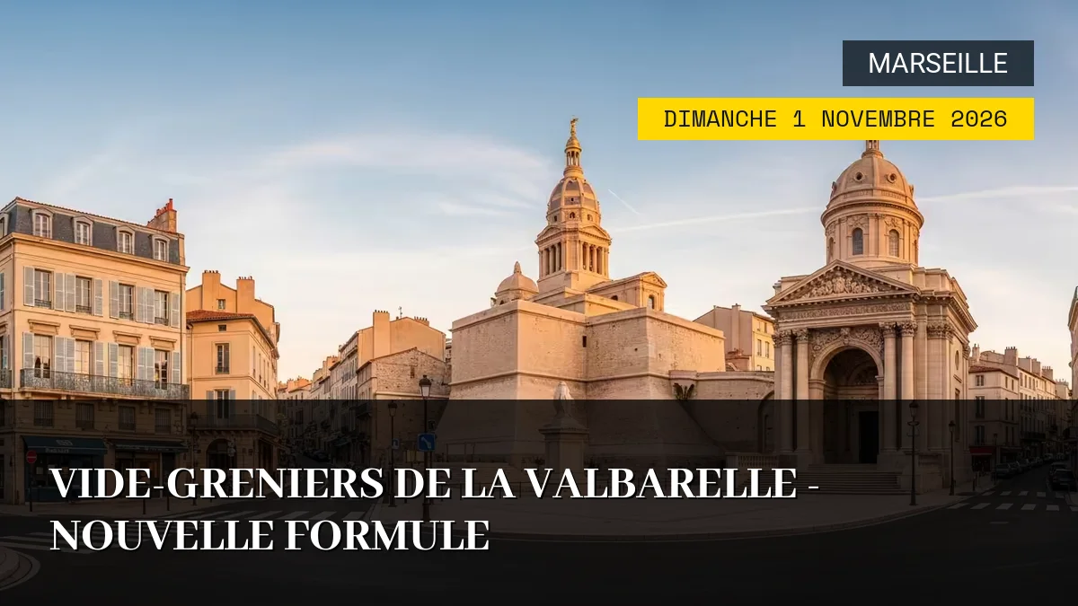 Affiche de l'événement : Vide-greniers de la Valbarelle – Nouvelle Formule