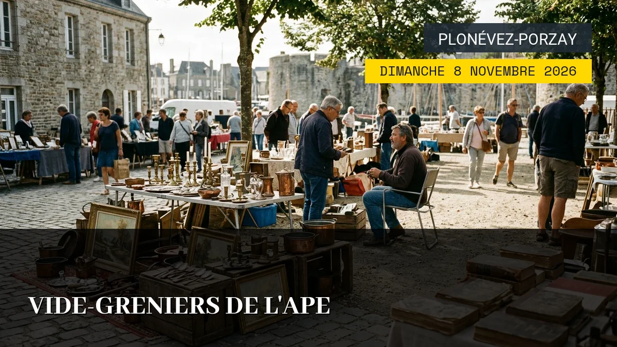 Affiche de l'événement : Vide-Greniers de l&rsquo;APE – Dimanche 8 Novembre 2026