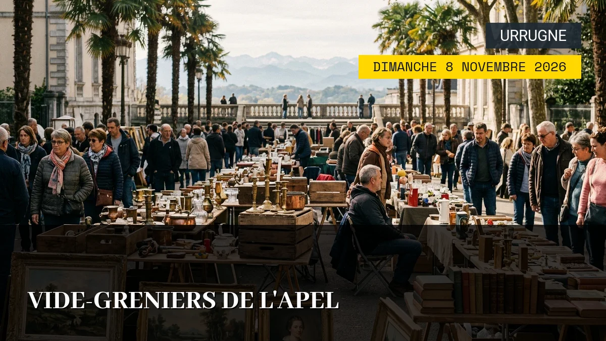 Affiche de l'événement : Vide-Greniers de l&rsquo;APEL – Dimanche 8 Novembre 2026