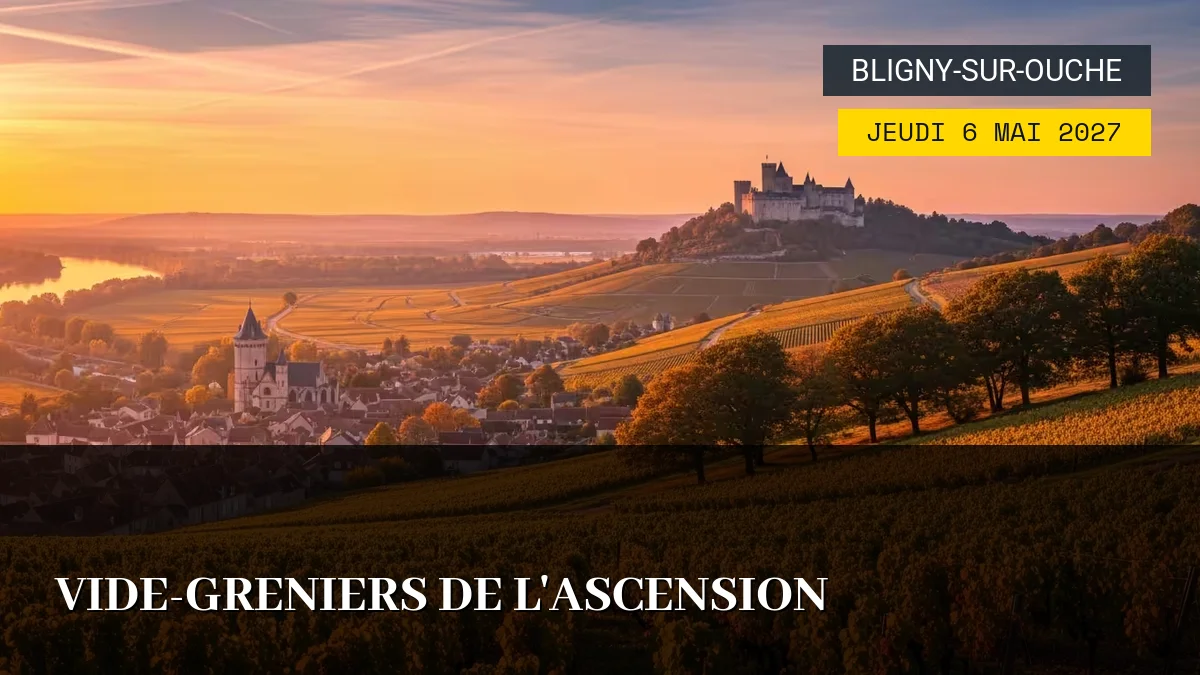 Affiche de l'événement : Vide-greniers de l&rsquo;Ascension – Jeudi 6 Mai 2027