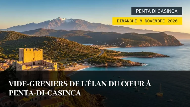 Vide-greniers de l’Élan du Cœur à Penta-di-Casinca – Dimanche 8 Novembre 2026
