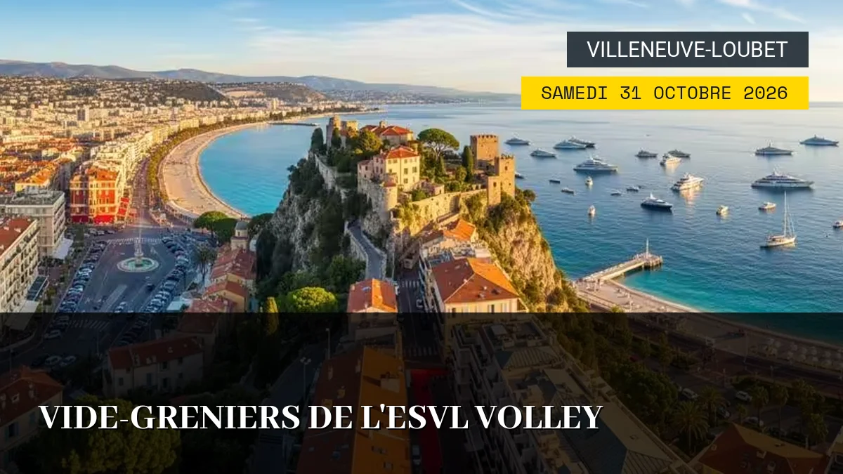 Affiche de l'événement : Vide-Greniers de l&rsquo;ESVL Volley – Samedi 31 Octobre 2026