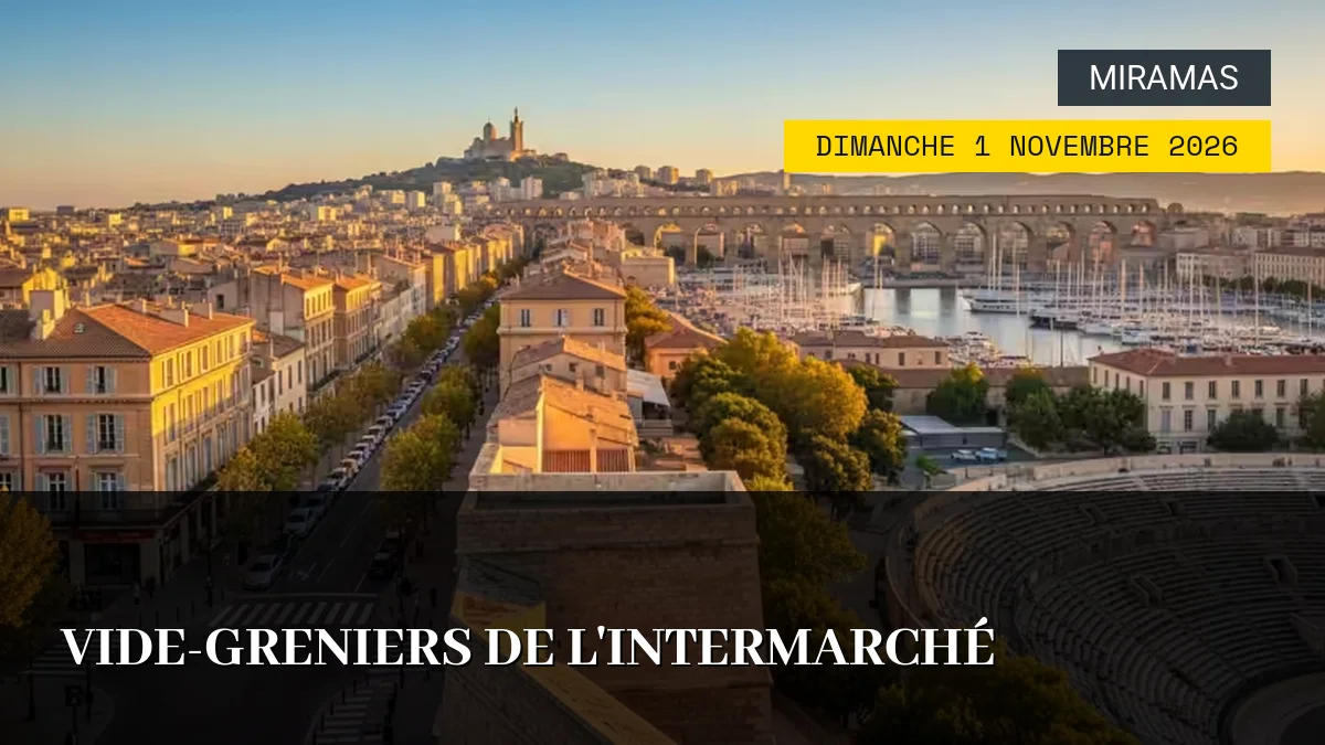 Affiche de l'événement : Vide-Greniers de l&rsquo;Intermarché – Dimanche 1 Novembre 2026