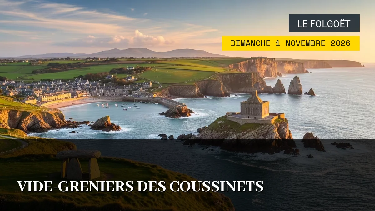 Affiche de l'événement : Vide-Greniers des Coussinets – Dimanche 1 Novembre 2026