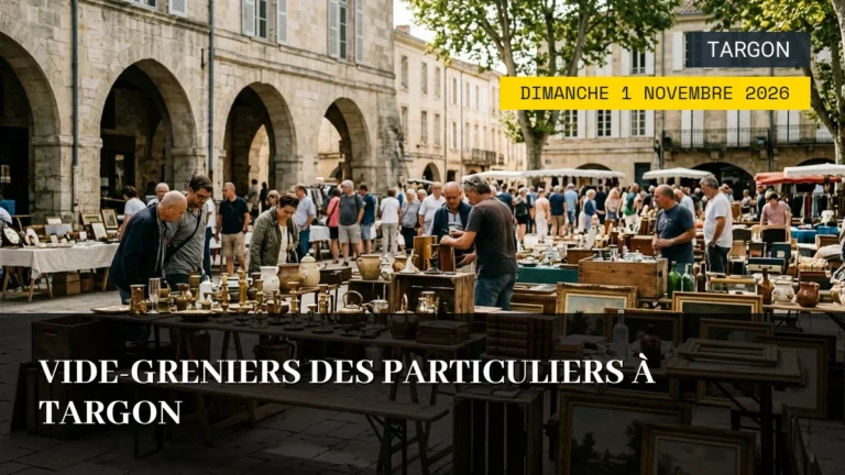 Vide-Greniers des Particuliers à Targon – Dimanche 1 Novembre 2026
