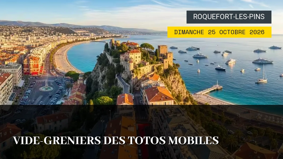 Affiche de l'événement : Vide-greniers des Totos Mobiles – Dimanche 25 Octobre 2026