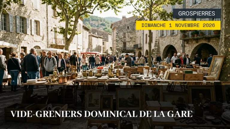 Vide-Greniers Dominical de la Gare – Dimanche 1 Novembre 2026