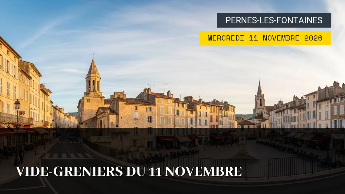 Affiche de l'événement : Vide-greniers du 11 Novembre – Mercredi 11 Novembre 2026