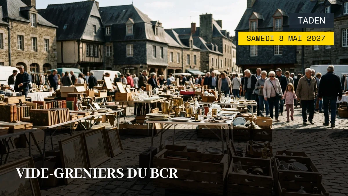 Affiche de l'événement : Vide-greniers du BCR – Samedi 8 Mai 2027