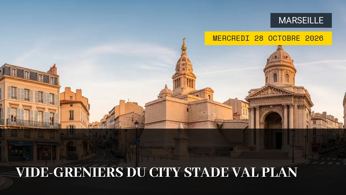 Affiche de l'événement : Vide-Greniers du City Stade Val Plan – Mercredi 28 Octobre 2026