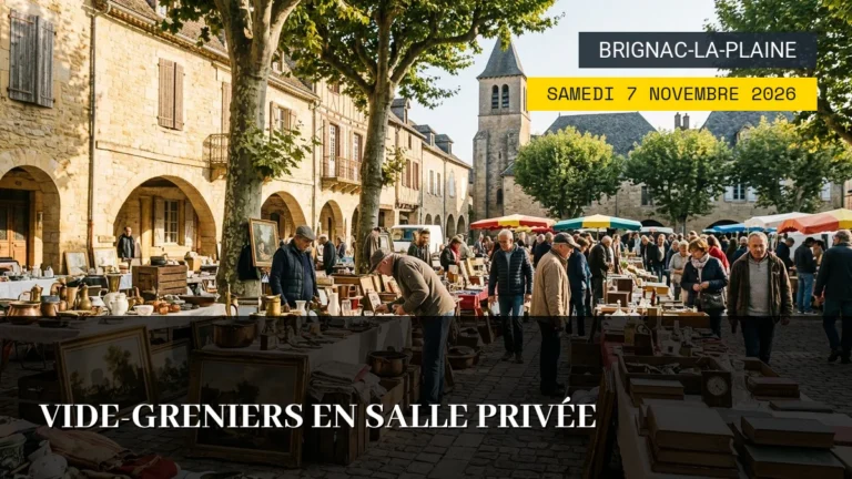 Vide-greniers en salle privée – Samedi 7 Novembre 2026