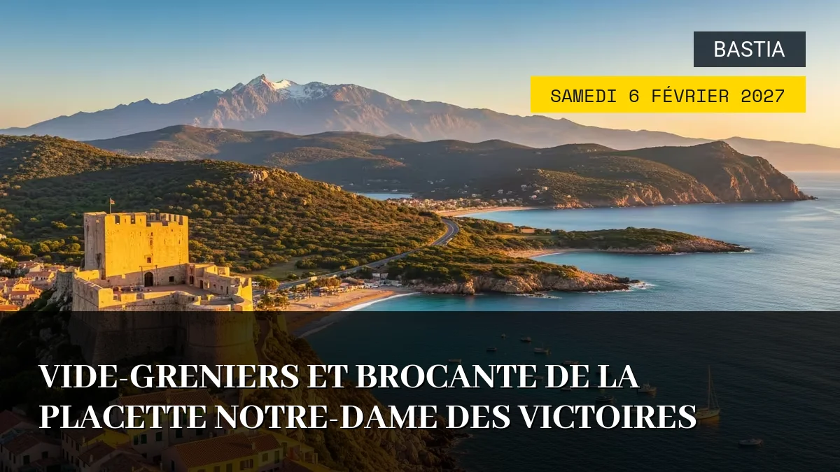 Affiche de l'événement : Vide-greniers et Brocante de la Placette Notre-Dame des Victoires – Samedi 6 Février 2027