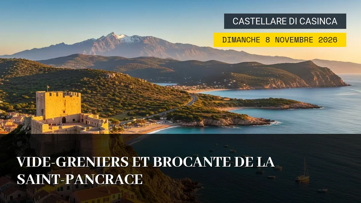 Affiche de l'événement : Vide-greniers et Brocante de la Saint-Pancrace – Dimanche 8 Novembre 2026