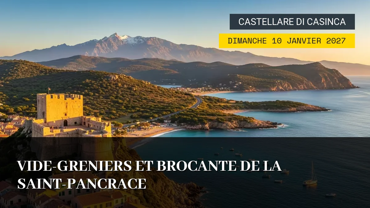 Affiche de l'événement : Vide-Greniers et Brocante de la Saint-Pancrace – Dimanche 10 Janvier 2027