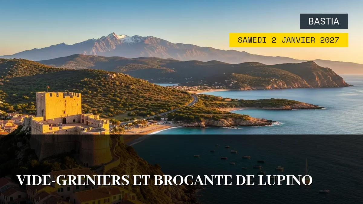 Affiche de l'événement : Vide-Greniers et Brocante de Lupino – Samedi 2 Janvier 2027