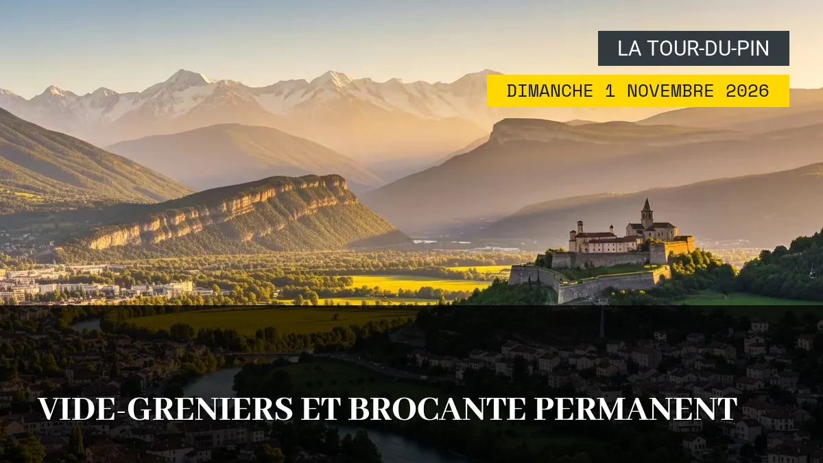 Affiche de l'événement : Vide-greniers et Brocante Permanent – Dimanche 1 Novembre 2026