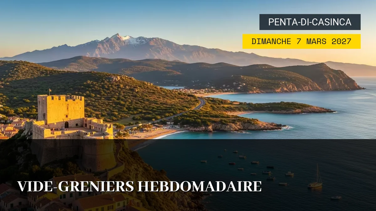 Affiche de l'événement : Vide-greniers hebdomadaire – Dimanche 7 Mars 2027