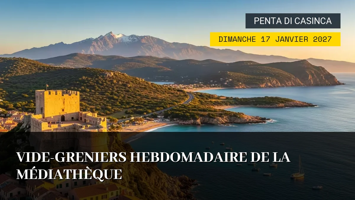 Affiche de l'événement : Vide-greniers hebdomadaire de la Médiathèque – Dimanche 17 Janvier 2027