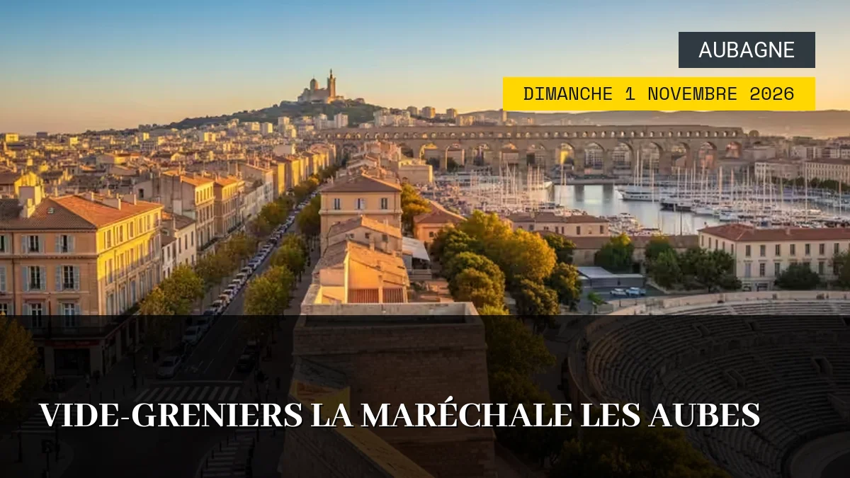 Affiche de l'événement : Vide-greniers La Maréchale Les Aubes – Dimanche 1 Novembre 2026