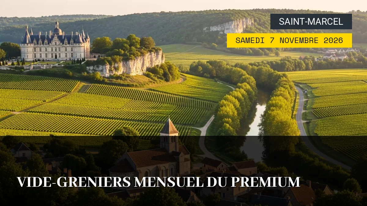 Affiche de l'événement : Vide-greniers mensuel du Premium – Samedi 7 Novembre 2026