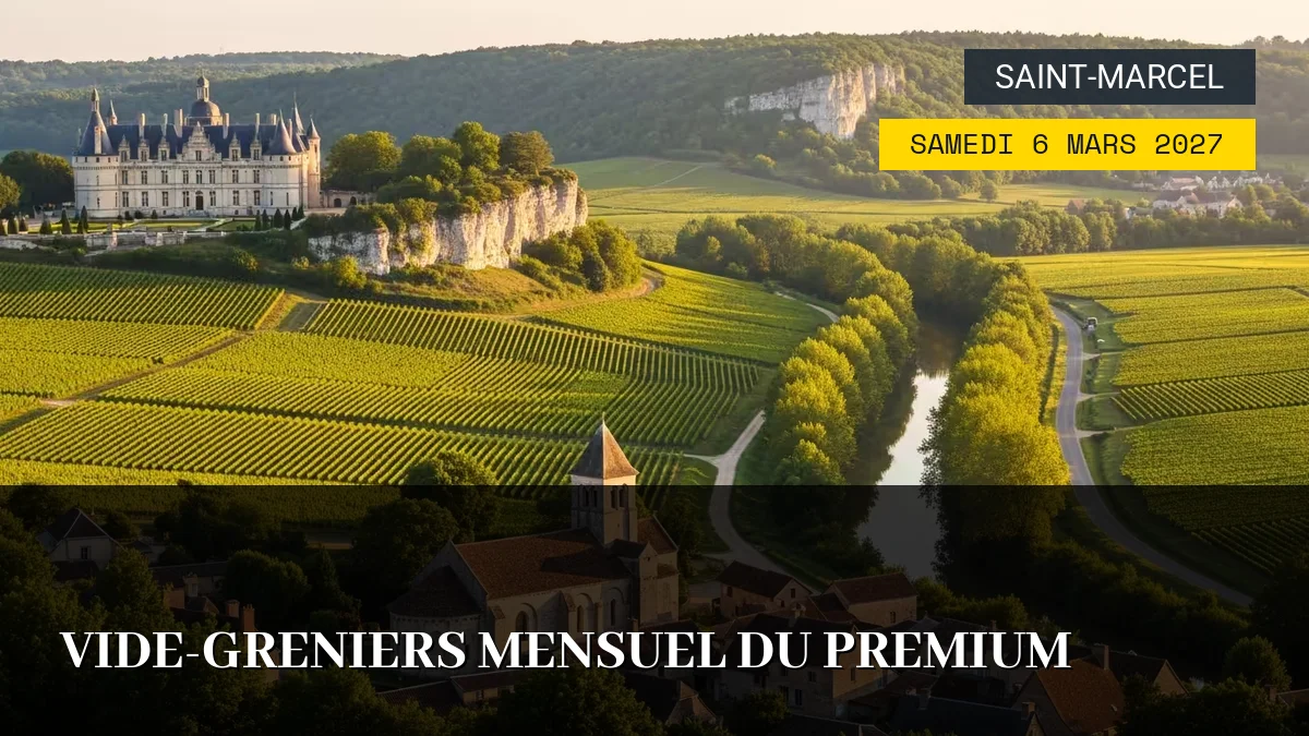 Affiche de l'événement : Vide-Greniers Mensuel du Premium – Samedi 6 Mars 2027