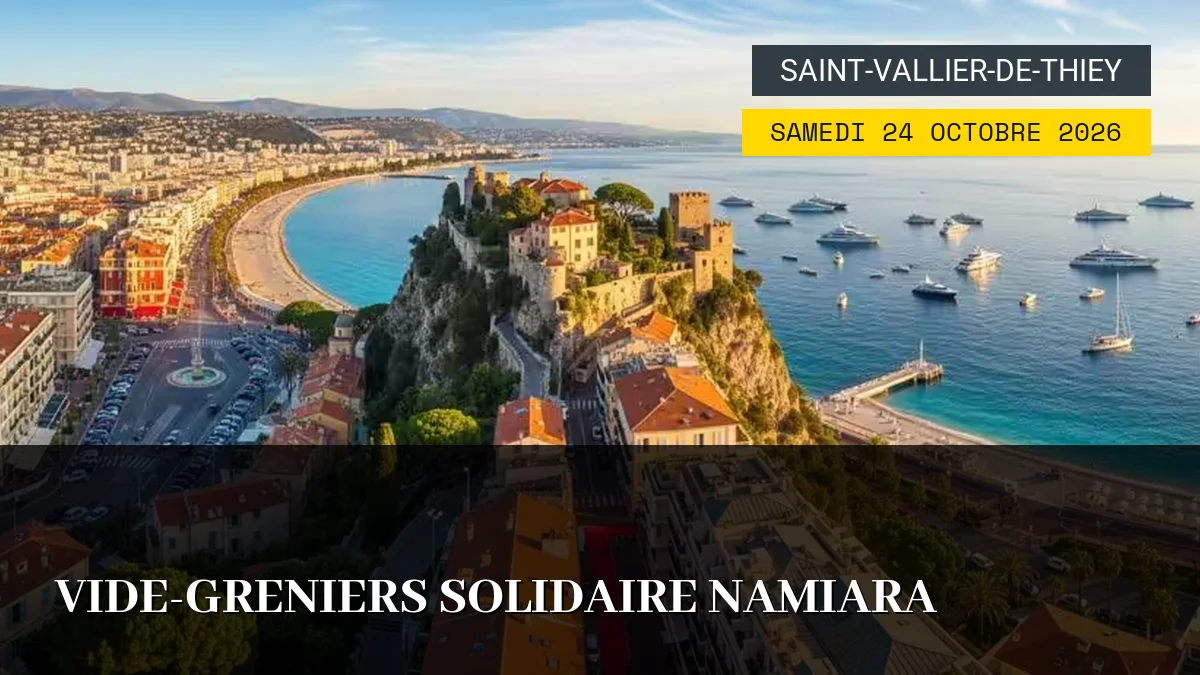 Affiche de l'événement : Vide-greniers Solidaire Namiara – Samedi 24 Octobre 2026