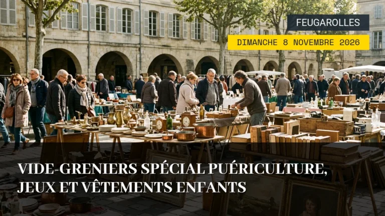 Vide-Greniers Spécial Puériculture, Jeux et Vêtements Enfants – Dimanche 8 Novembre 2026