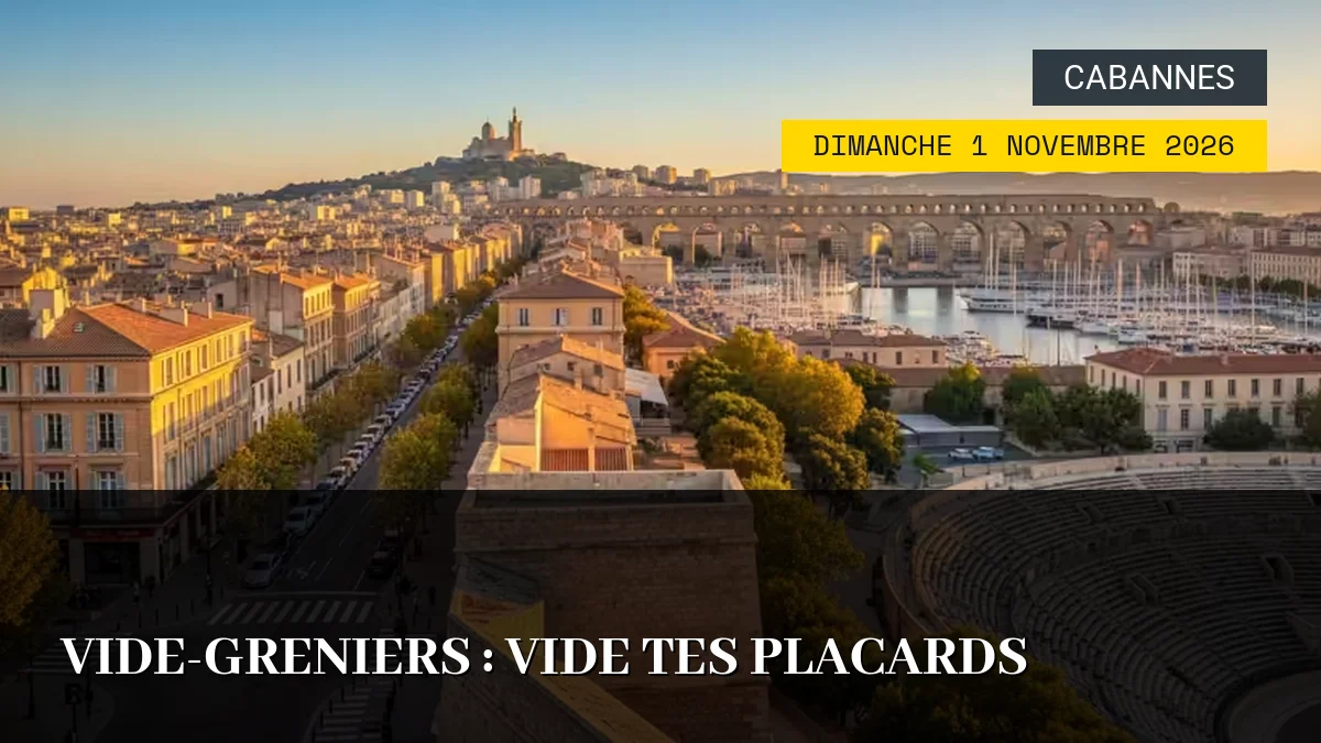Affiche de l'événement : Vide-greniers : Vide tes placards – Dimanche 1 Novembre 2026