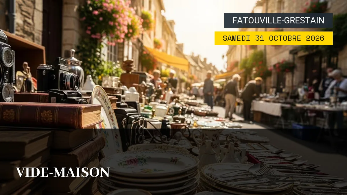 Affiche de l'événement : Vide-Maison – Samedi 31 Octobre 2026