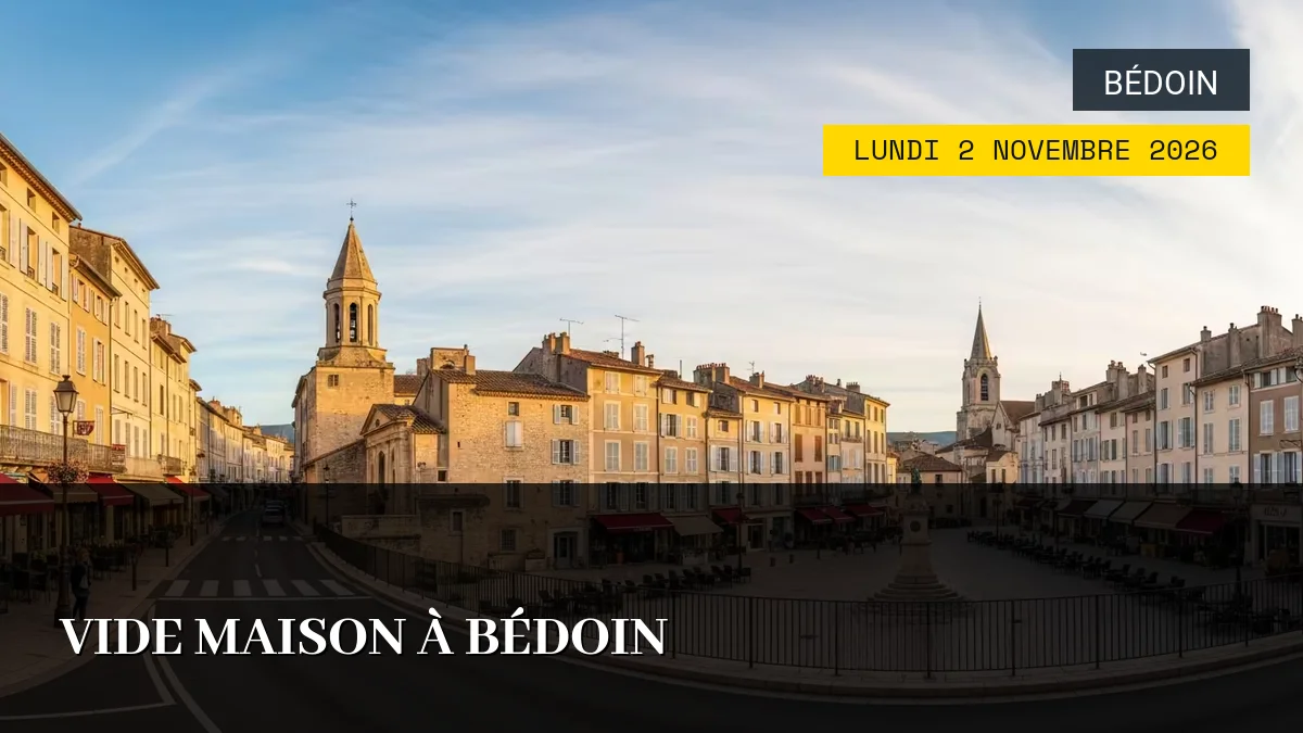 Affiche de l'événement : Vide Maison à Bédoin – Lundi 2 Novembre 2026