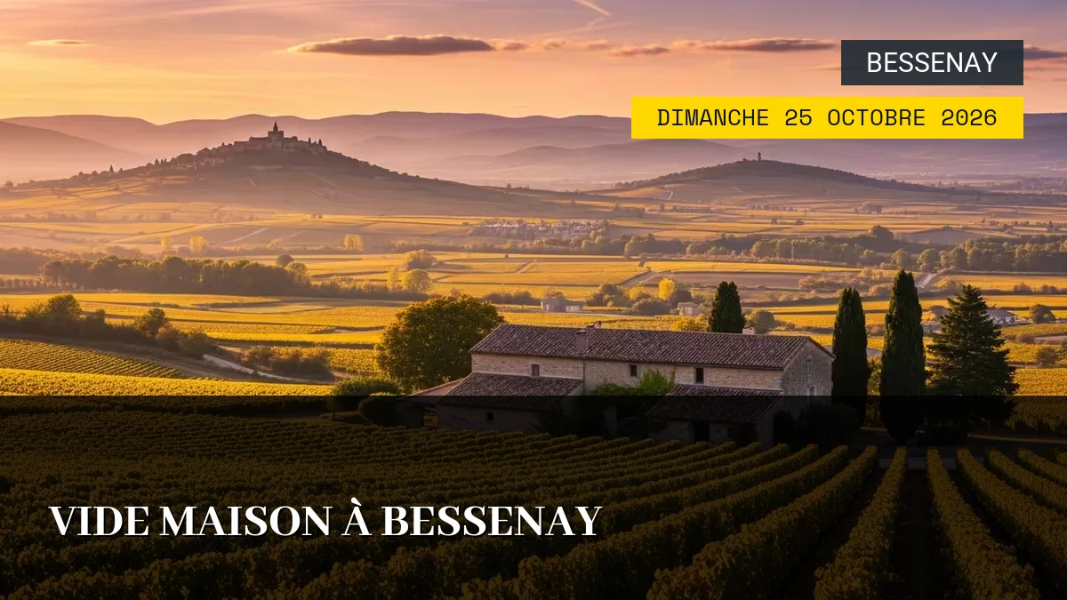 Affiche de l'événement : Vide Maison à Bessenay – Dimanche 25 Octobre 2026