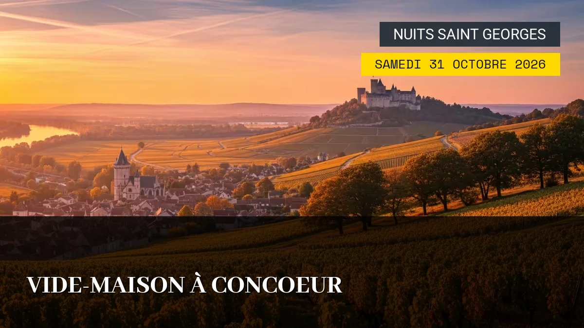 Affiche de l'événement : Vide-Maison à Concoeur – Samedi 31 Octobre 2026