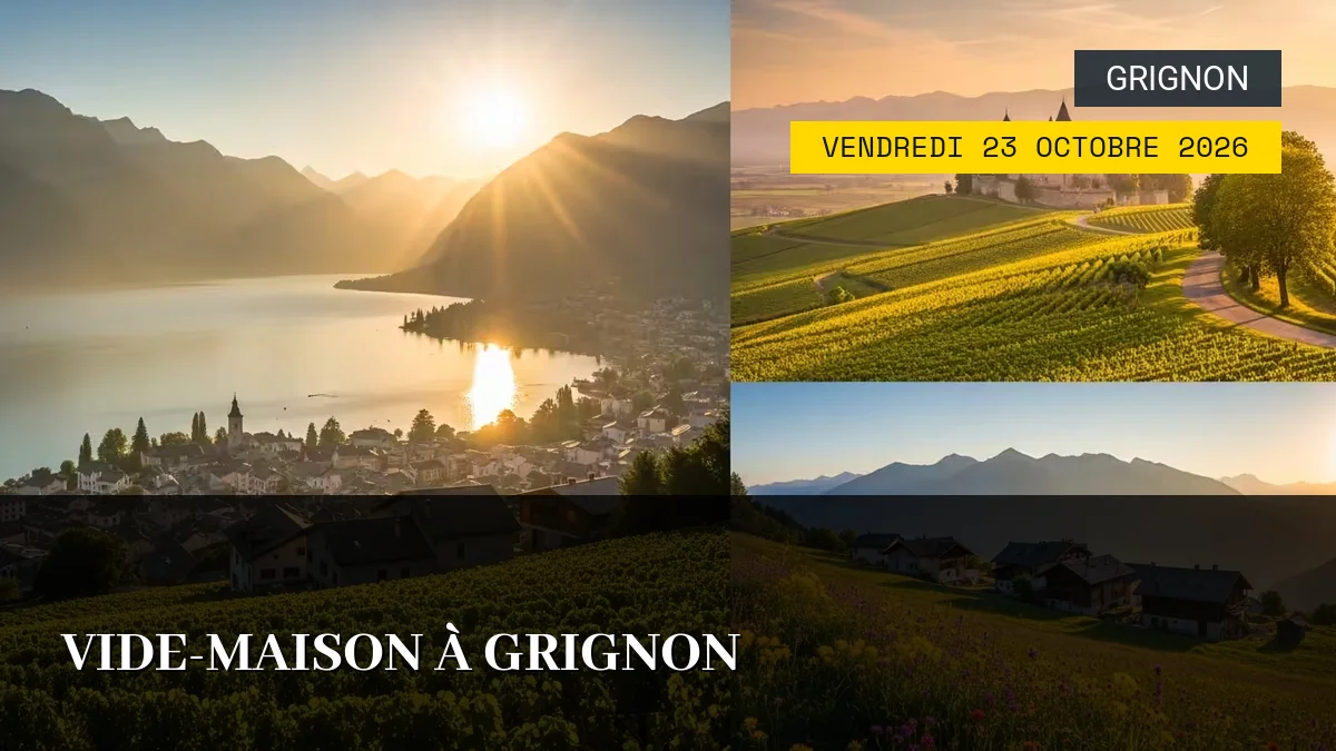 Affiche de l'événement : Vide-Maison à Grignon – Vendredi 23 Octobre 2026