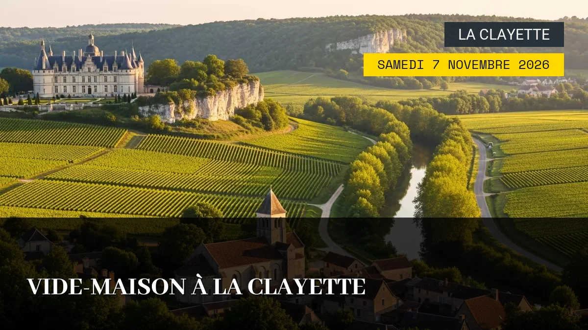 Affiche de l'événement : Vide-Maison à La Clayette – Samedi 7 Novembre 2026