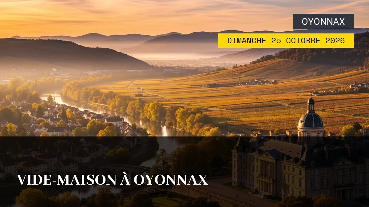 Affiche de l'événement : Vide-Maison à Oyonnax – Dimanche 25 Octobre 2026