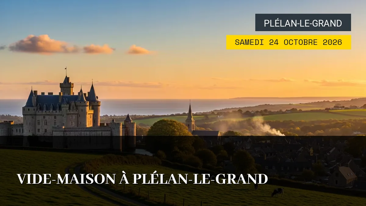 Affiche de l'événement : Vide-Maison à Plélan-le-Grand – Samedi 24 Octobre 2026