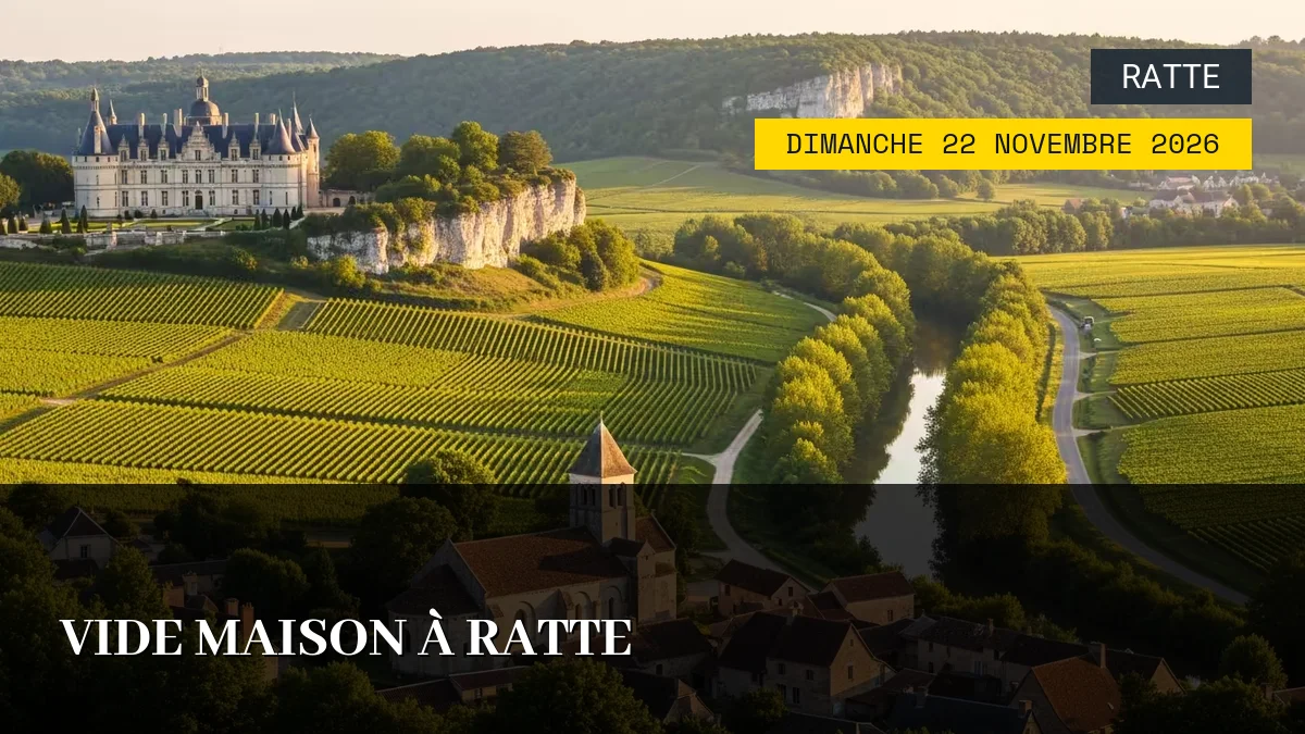 Affiche de l'événement : Vide Maison à Ratte – Dimanche 22 Novembre 2026