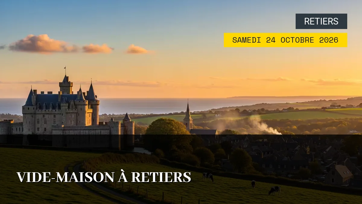 Affiche de l'événement : Vide-Maison à Retiers – Samedi 24 Octobre 2026