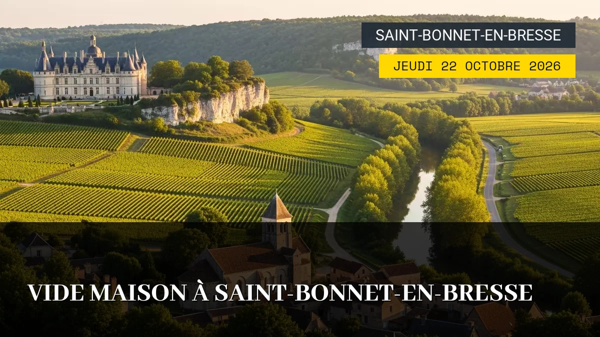 Affiche de l'événement : Vide Maison à Saint-Bonnet-en-Bresse – Jeudi 22 Octobre 2026