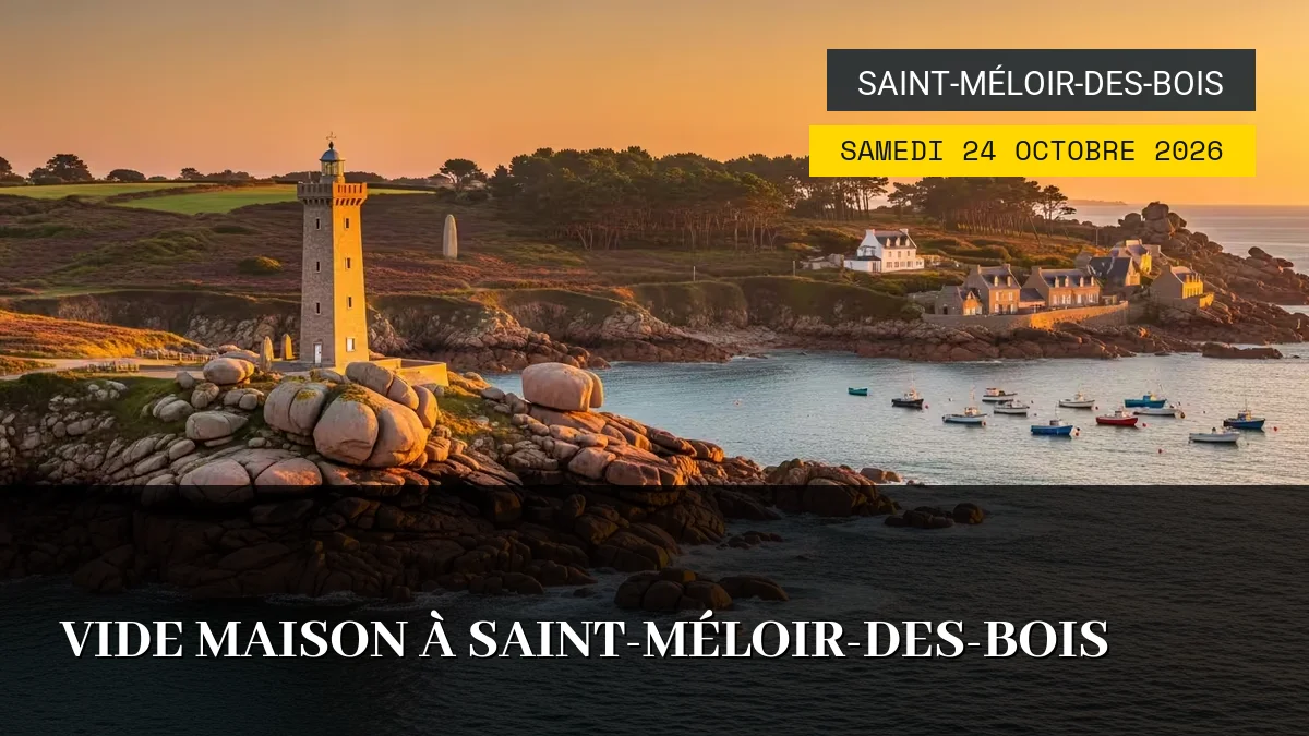 Affiche de l'événement : Vide Maison à Saint-Méloir-des-Bois – Samedi 24 Octobre 2026