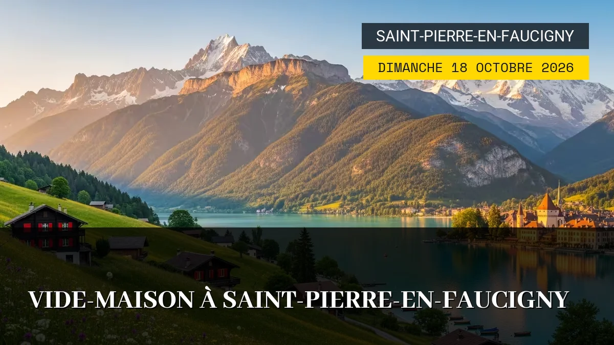 Affiche de l'événement : Vide-Maison à Saint-Pierre-en-Faucigny – Dimanche 18 Octobre 2026