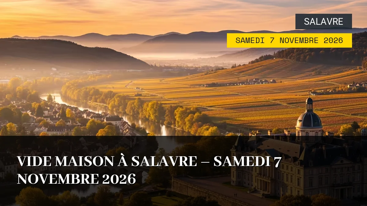 Affiche de l'événement : Vide Maison à Salavre – Samedi 7 Novembre 2026