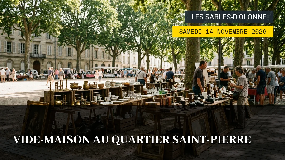 Affiche de l'événement : Vide-Maison au Quartier Saint-Pierre – Samedi 14 Novembre 2026
