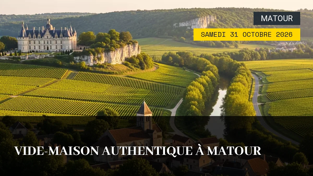 Affiche de l'événement : Vide-Maison Authentique à Matour – Samedi 31 Octobre 2026